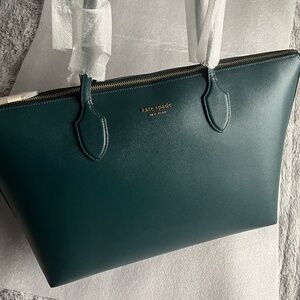 (NEW WITH TAG) Bleecker large zip-top laptop tote